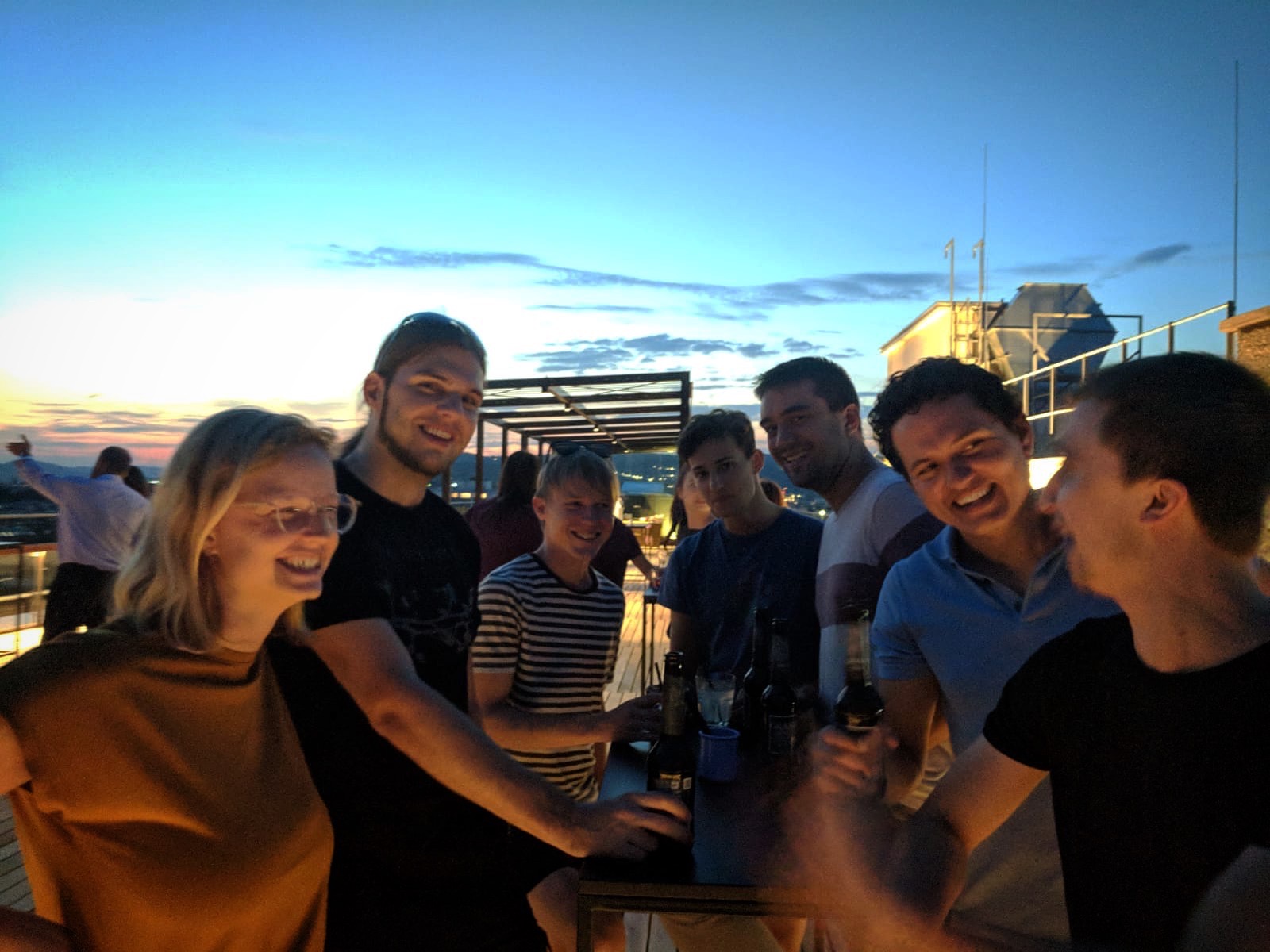 The Mimo team celebrating together